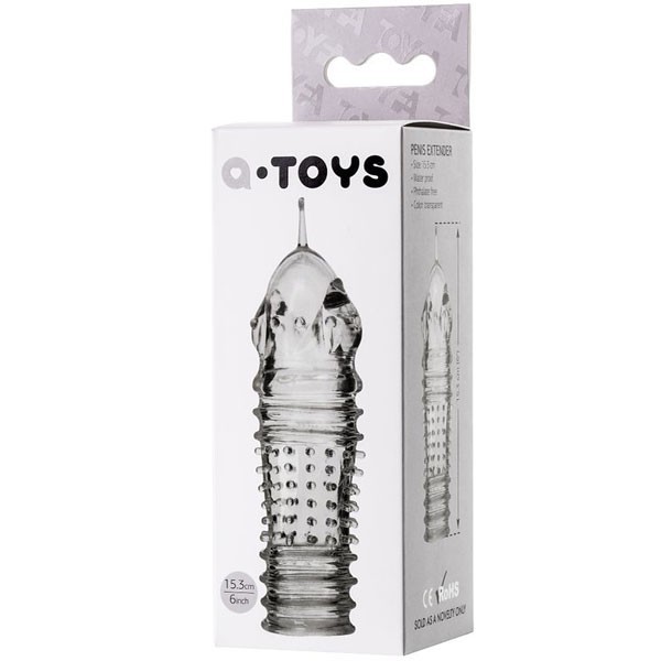 A-Toys by TOYFA Tark Penis Klıfı, TPR, Şeffaf, 15,3 cm